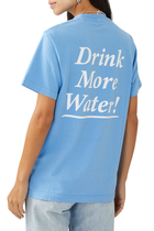 تيشيرت بطبعة Drink More Water